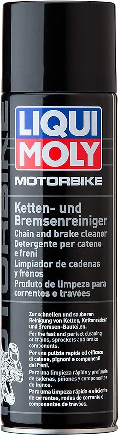 BUNDLE - PRODUKT | NICHT EINZELN BESTELLEN | LIQUI MOLY Motorbike Ketten- und Bremsenreiniger | 500 ml | Motorrad | Kettenreiniger | Bremsenreiniger | Kettenpflege | Schnellreiniger