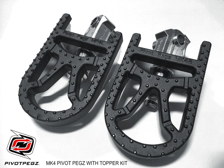 Pivot Pegz Toppers, Auflagen für Gelenkfußrasten Mark4