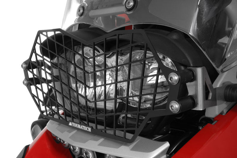 Scheinwerferschutz Edelstahl schwarz mit Schnellverschluss für BMW R1200GS bis 2012/R1200GS Adventure bis 2013 *OFFROAD USE ONLY*