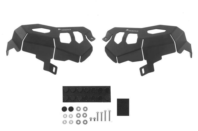 Zylinderschutz / Ventildeckelschutz Alu schwarz, für BMW R1200GS ab 2013/ BMW R1200RT ab 2014/ BMW R1200R ab 2015/ BMW R1200RS