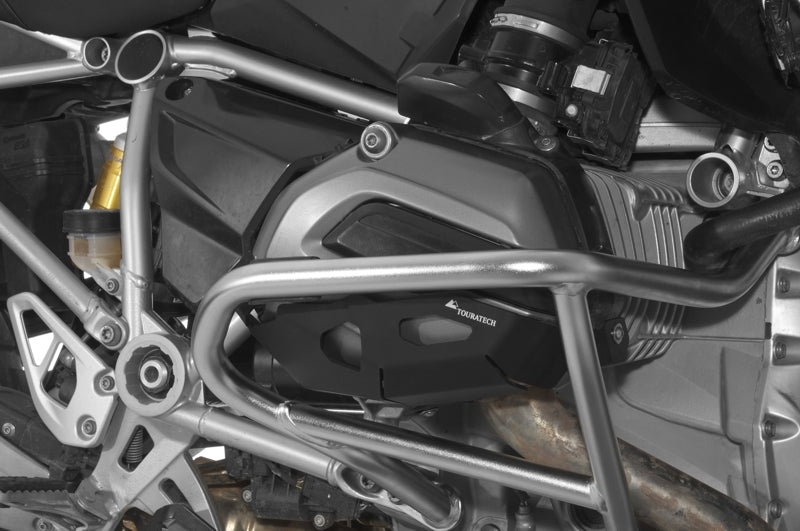 Zylinderschutz / Ventildeckelschutz zur Kombi mit original BMW Motorschutzbügel BMW R1200GS (LC) 2013-2016 / BMW R1200GS Adventure (LC), schwarz