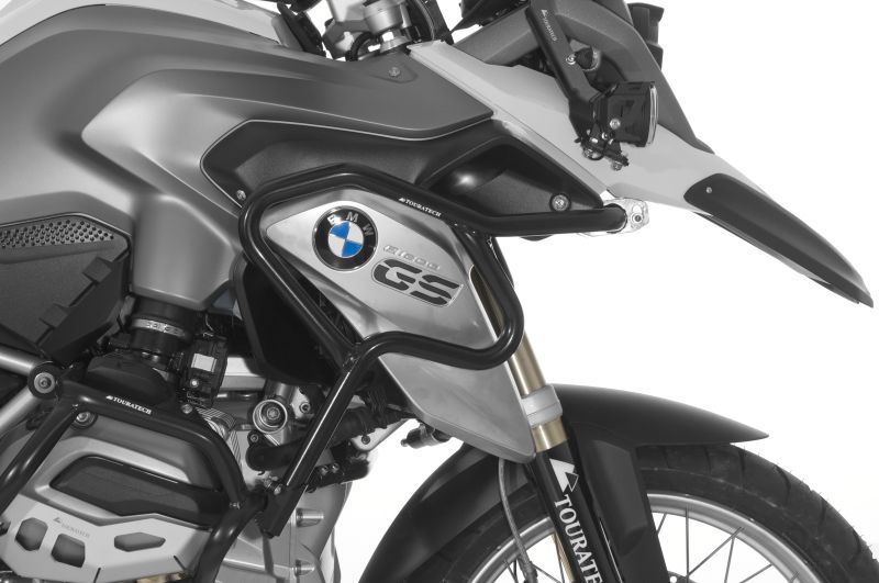 Sturzbügelerweiterung Edelstahl schwarz, für BMW R1200GS (2013-2016)