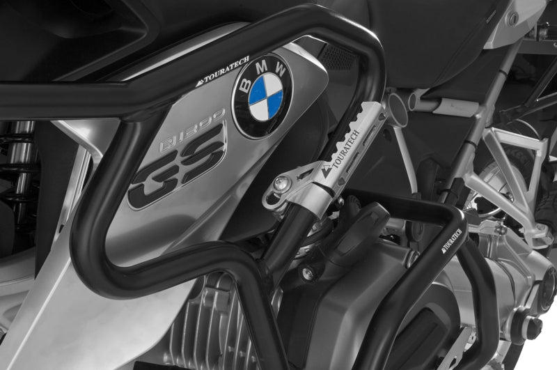 Highway Pegs für Rohre mit einem Durchmesser von 25 mm z.B. für BMW R1200GS ab 2013, Triumph Tiger Explorer, KTM LC8