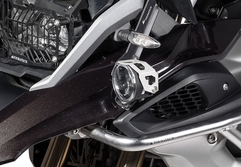 Zusatzscheinwerfer LED Satz Nebel rechts/Fernlicht links, schwarz, BMW R1200GS ab 2013