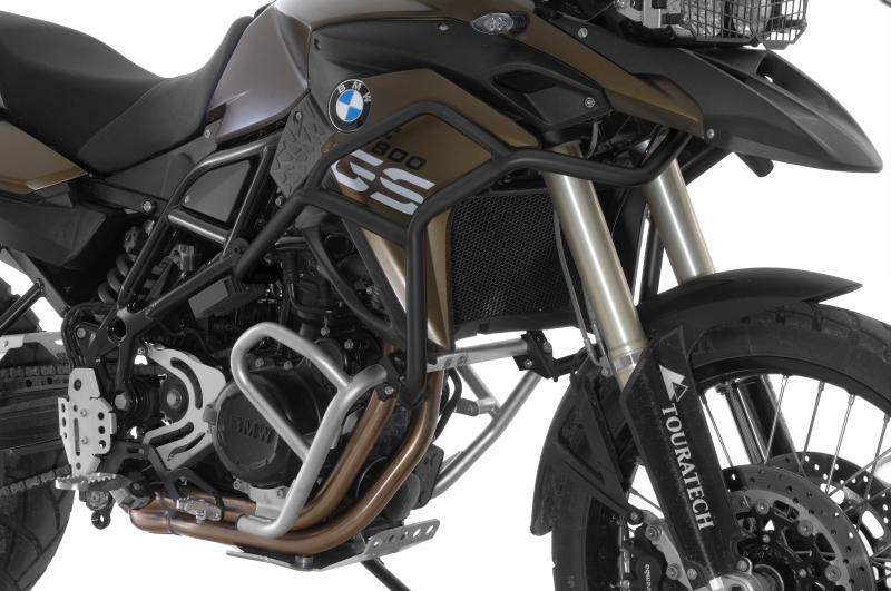 Sturzbügelerweiterung für BMW F700GS/BMW F800GS ab 2013, Edelstahl in schwarz