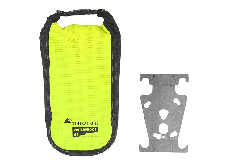 ZEGA Pro/ZEGA Mundo Zubehörhalter mit Touratech Waterproof Zusatztasche High Visibility, Größe S