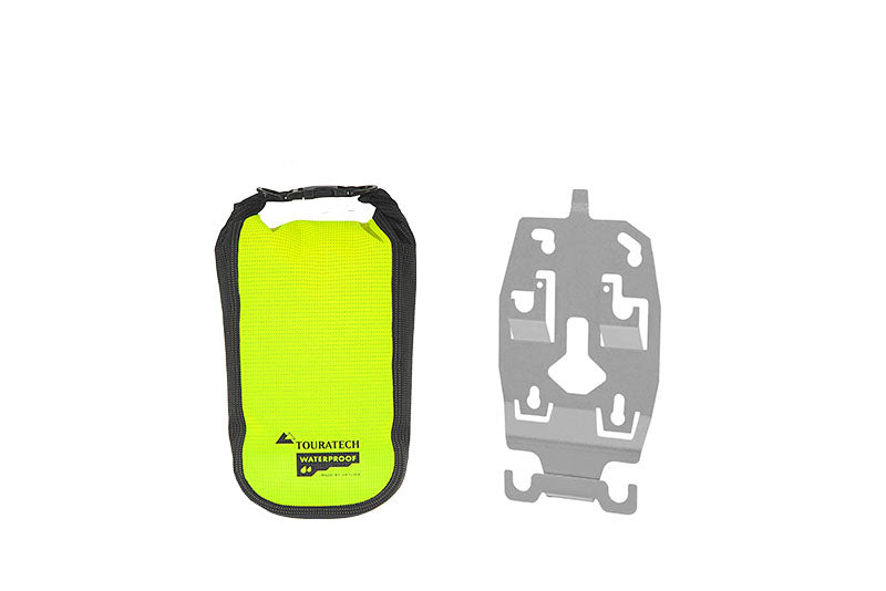 ZEGA Evo Zubehörhalter mit Touratech Waterproof Zusatztasche "High Visibility", Größe S