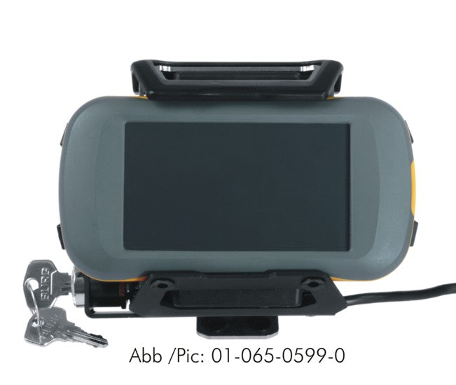 Lenkerhalterung Garmin Montana/ BMW Navigator Adventure*abschließbar* *eloxiert Alu natur*