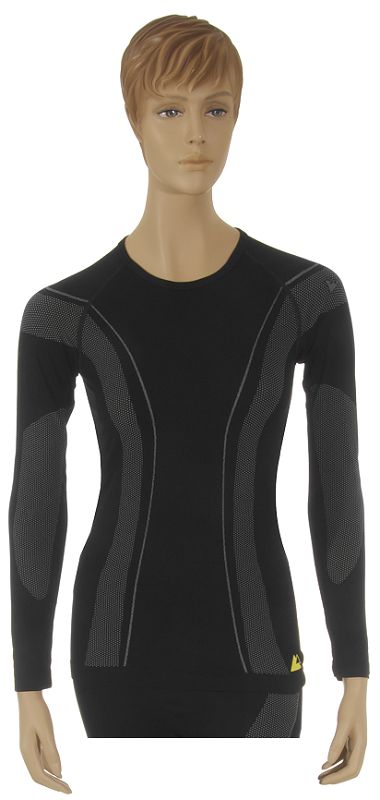 Longshirt "Allroad", Damen, schwarz