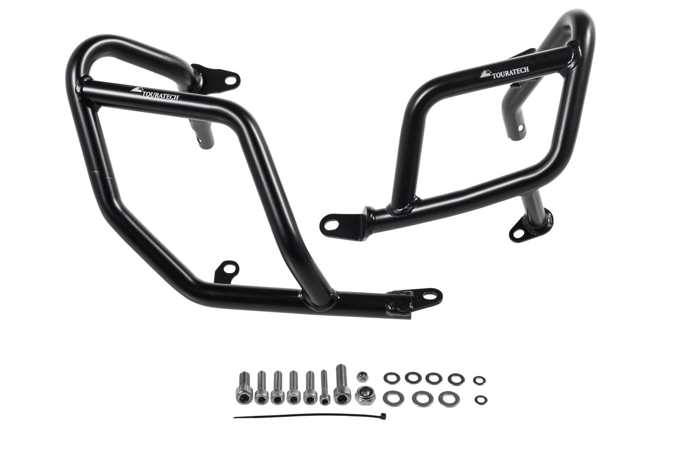 Motorsturzbügel Edelstahl schwarz, für BMW F850GS / F750GS