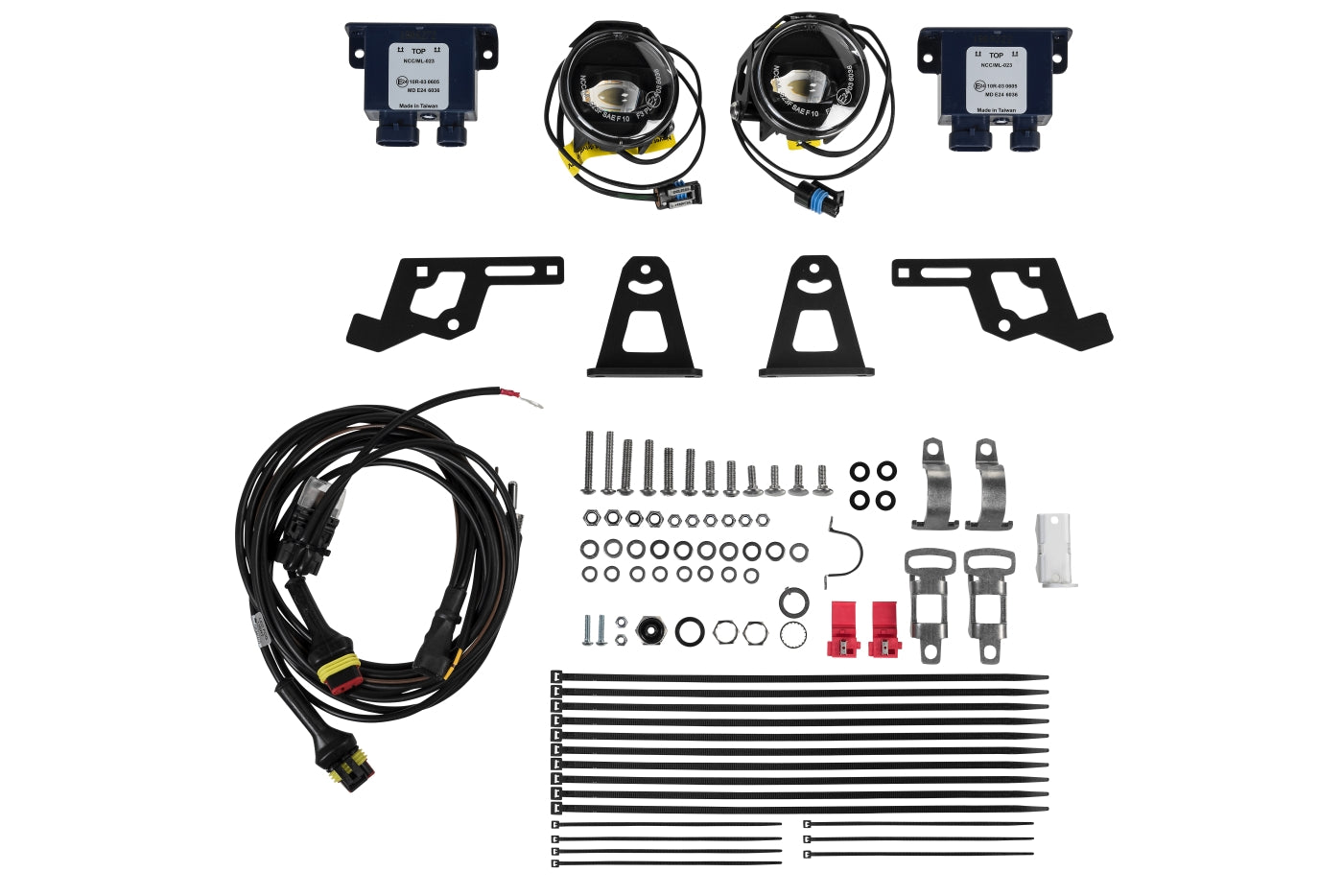 LED Zusatzscheinwerfer Satz Nebel / Nebel für Touratech Sturzbügel (082-5161/082-5163) für BMW F850GS / F750GS