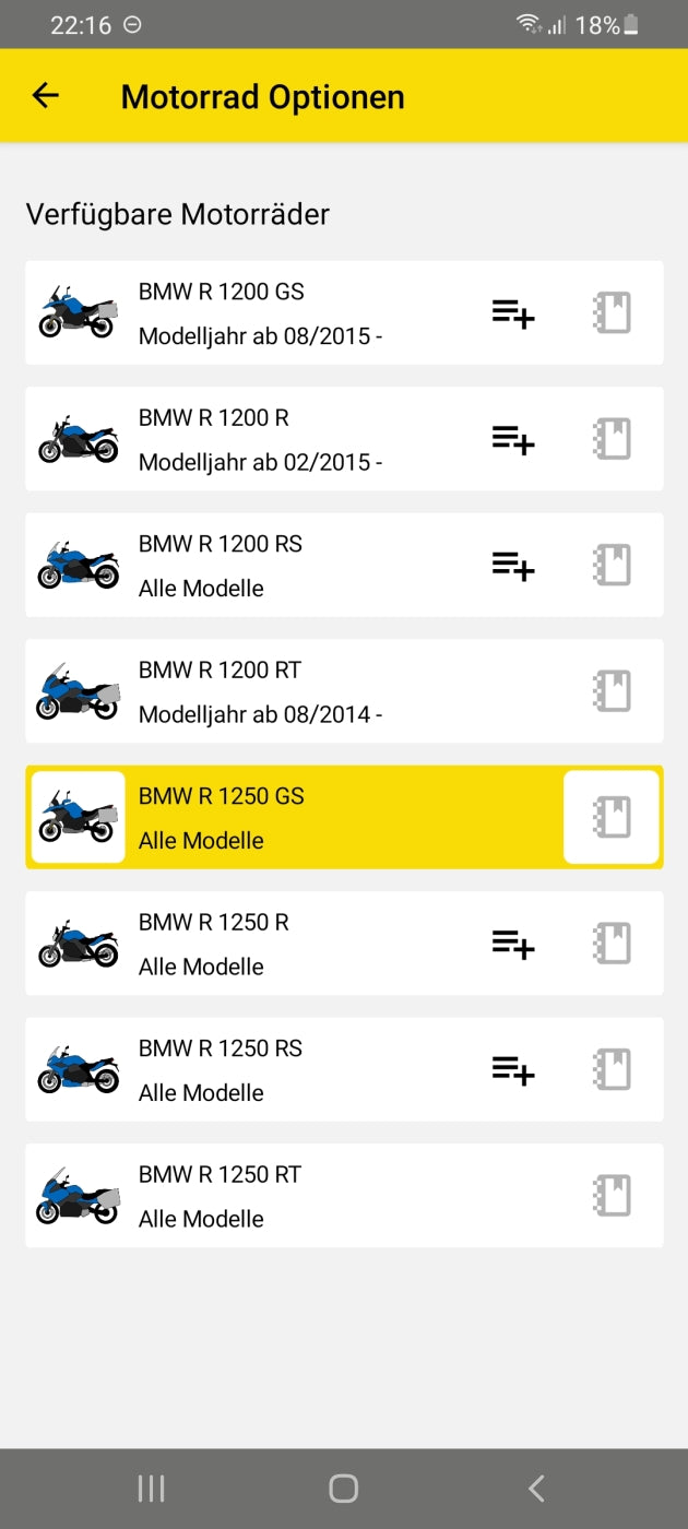 Touratech Connect APP inkl. Hardware für BMW R1250GS/GSA/R/RS/RT,  BMW R1200GS/GSA (08/2015-)/R(02/2015-)/RS(alle)/RT(08/2014-)