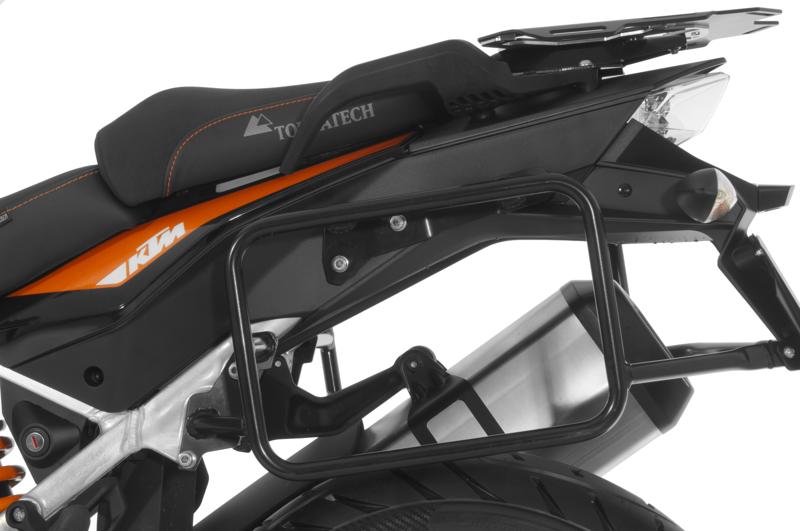 Kofferträger schwarz für KTM 1050 Adventure/ 1090 Adventure/ 1290 Super Adventure/ 1190 Adventure/ 1190 Adventure R