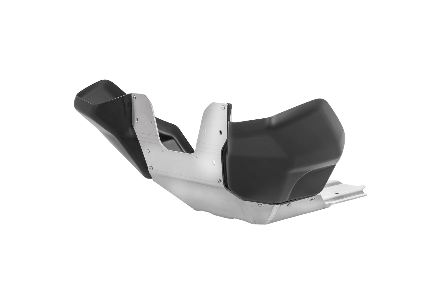 Motorschutz RALLYE Evo, Alu Natur/ Alu schwarz für KTM 790 Adventure/ 790 Adventure R - KTM Hauptständer