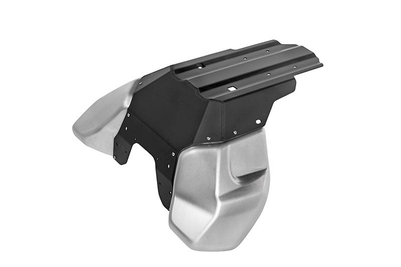 Motorschutz RALLYE Evo, Alu schwarz/ Alu Natur für KTM 790 Adventure/ 790 Adventure R