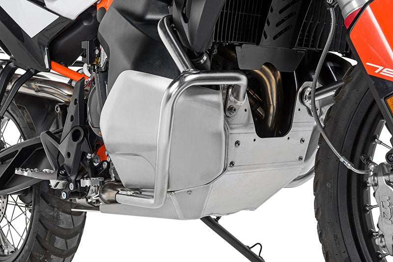 Motorschutz RALLYE Evo, Edelstahl/ Alu Natur für KTM 790 Adventure/ 790 Adventure R