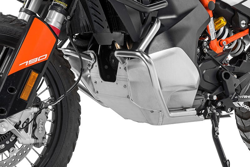 Motorschutz RALLYE Evo, Edelstahl/ Alu Natur für KTM 790 Adventure/ 790 Adventure R