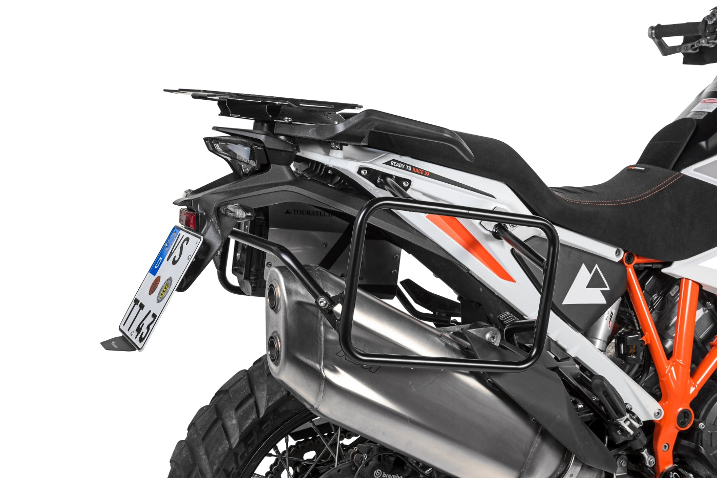 Kofferträger Edelstahl schwarz KTM 1290 Super Adventure S/R ab 2021
