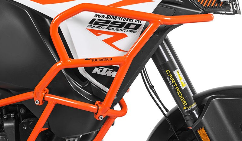 Sturzbügelerweiterung orange für KTM 1290 Super Adventure S / R