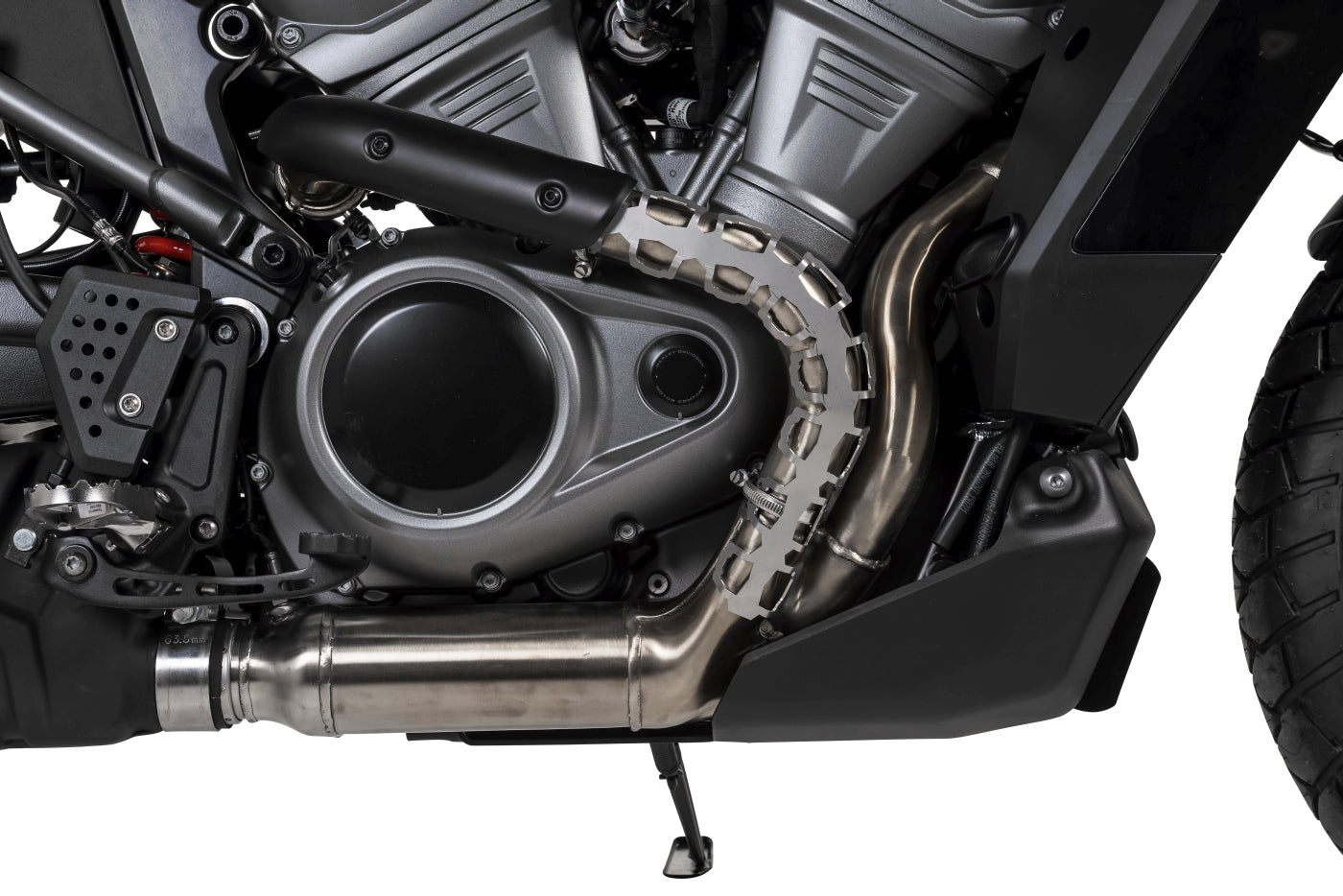 Krümmerschutz Edelstahl für Harley-Davidson RA1250 Pan America