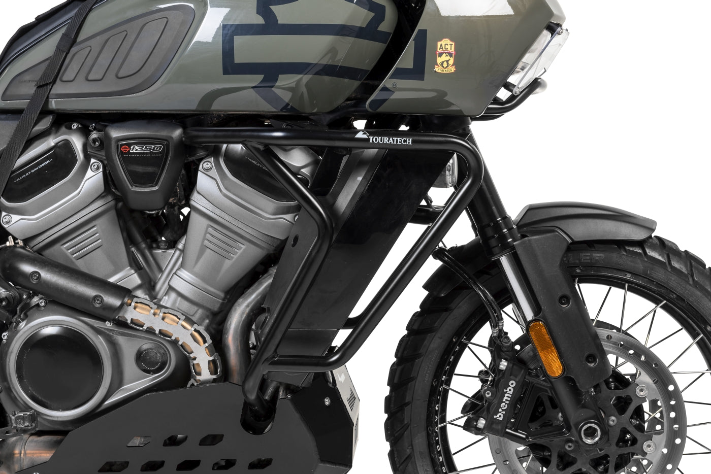 Sturzbügel Edelstahl schwarz für Harley-Davidson RA1250 Pan America