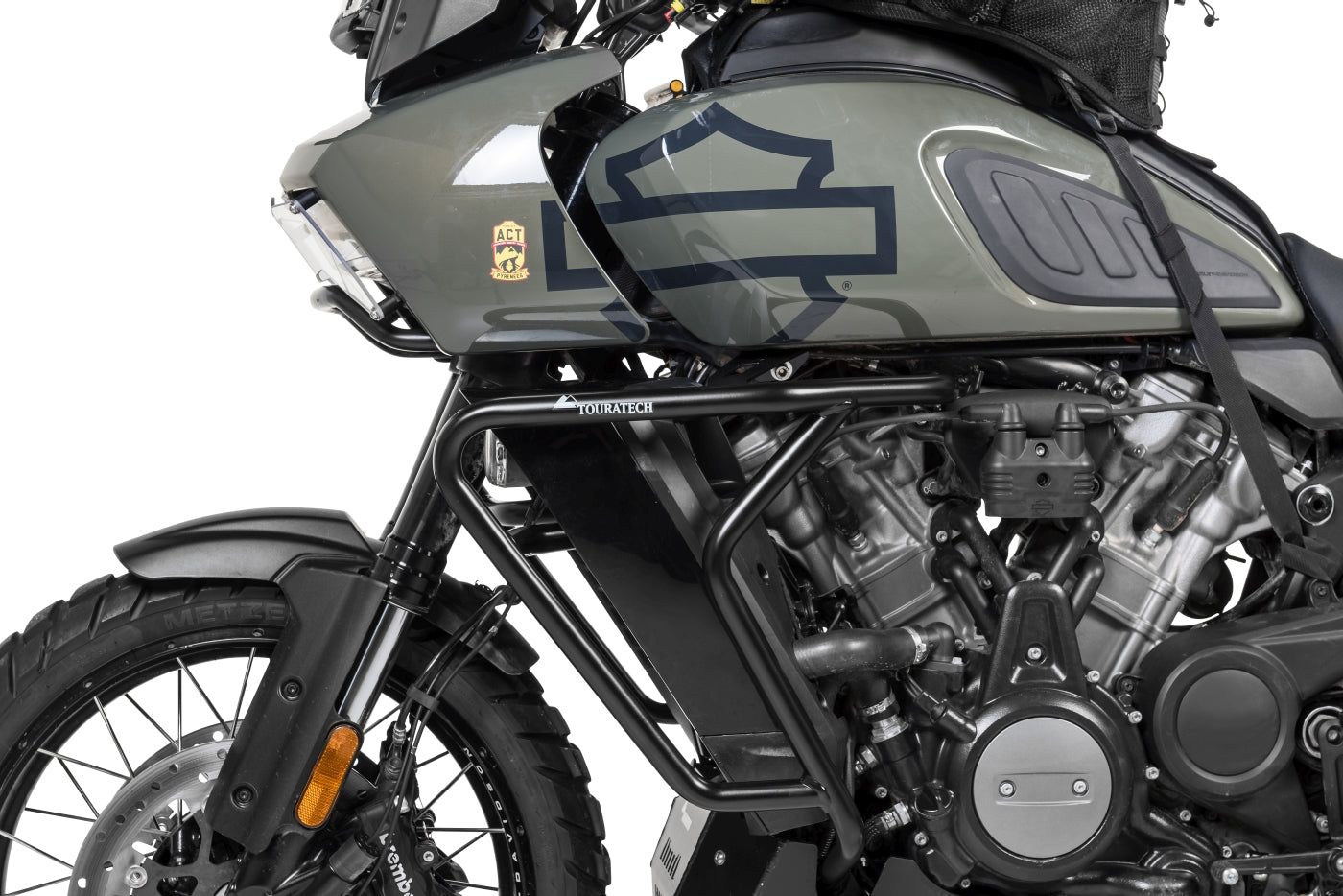 Sturzbügel Edelstahl schwarz für Harley-Davidson RA1250 Pan America