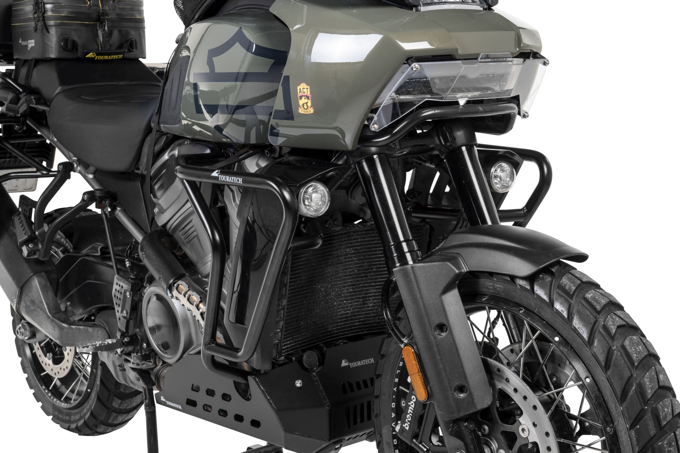 Sturzbügel Edelstahl schwarz für Harley-Davidson RA1250 Pan America