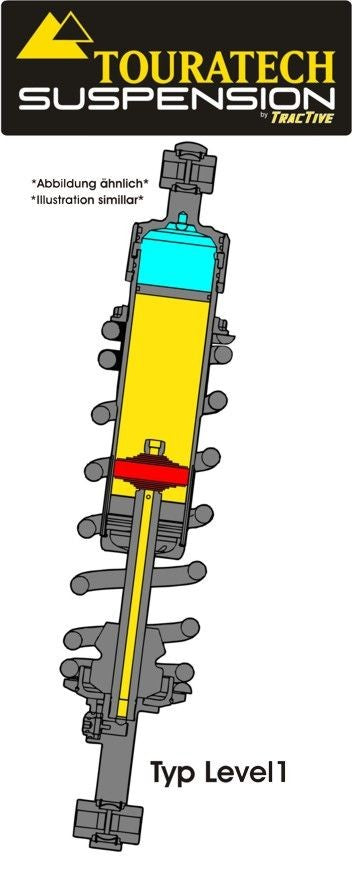 Federbein Touratech Suspension für BMW F800R ab 2009 Typ Level1/Explore