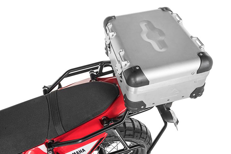 ZEGA Topcaseträger / Gepäckbrücke schwarz, Edelstahl für Yamaha Tenere 700 / World Raid