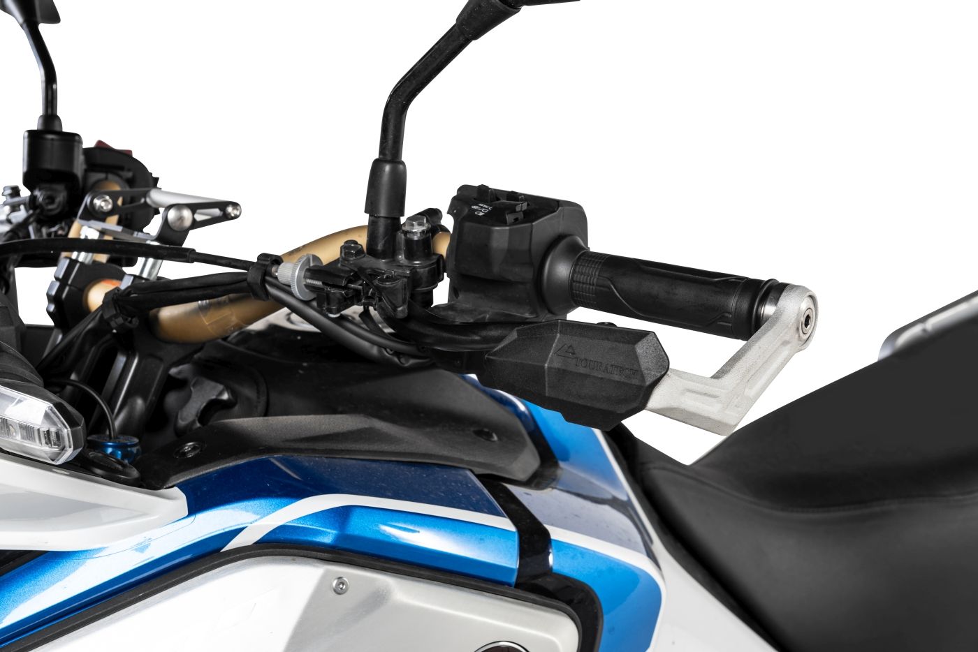 Handprotektoren DEFENSA Leverguard, silber, Honda CRF1100L Africa Twin / CRF1100L Adventure Sports