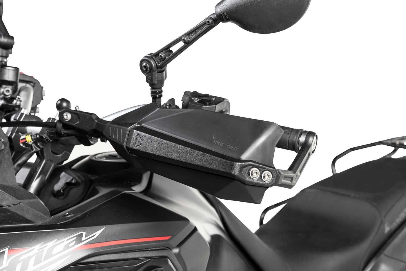 Handprotektoren DEFENSA Expedition, schwarz, für Honda CRF1100L Africa Twin / CRF1100L Adventure Sports