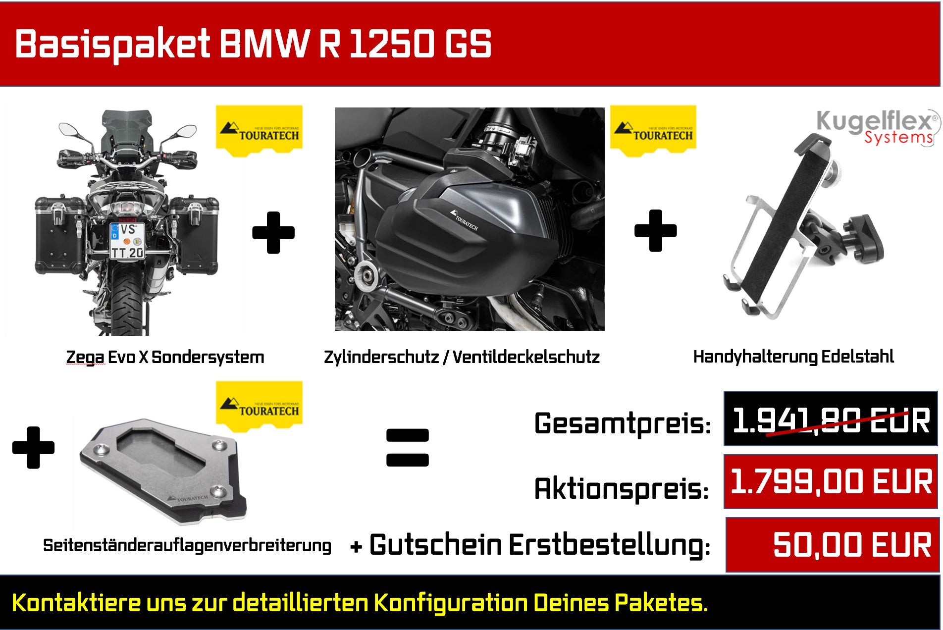 BASISPAKET BMW R1250GS, R1250GS Adventure