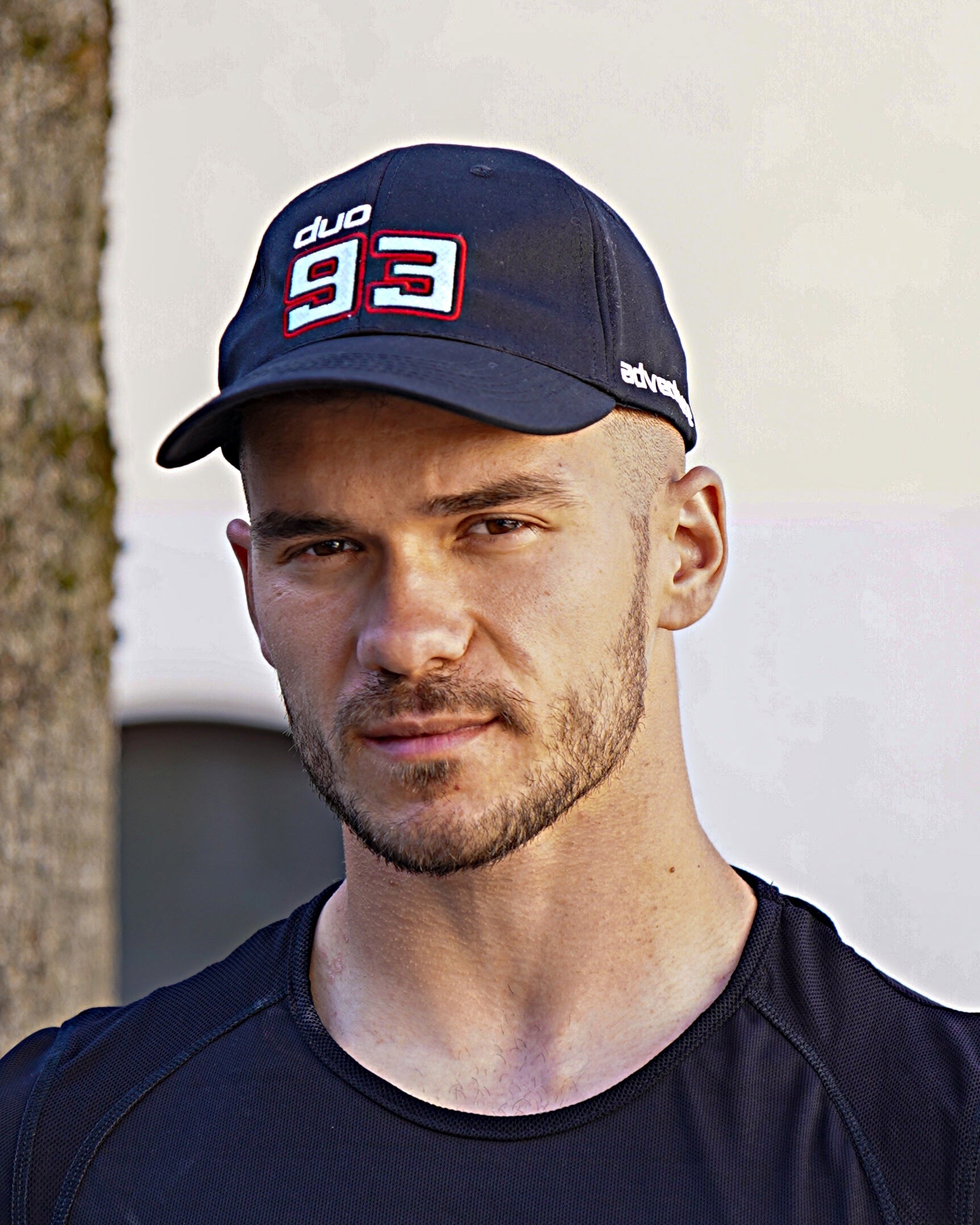 Basecap schwarz "duo93 World Travel"