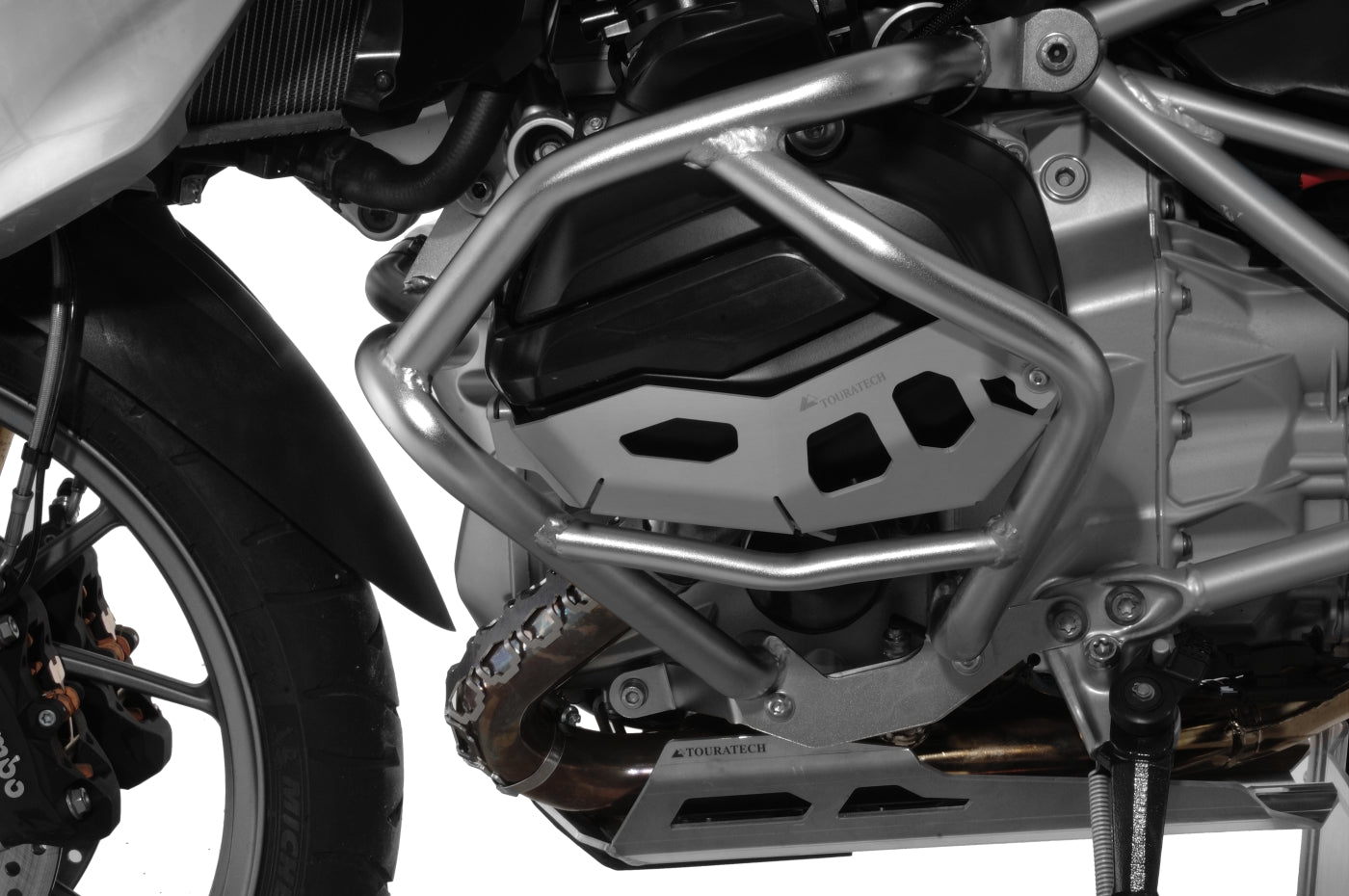 Zylinderschutz / Ventildeckelschutz Alu natur, für BMW R1200GS ab 2013/ BMW R1200RT ab 2014/ BMW R1200R ab 2015/ BMW R1200RS