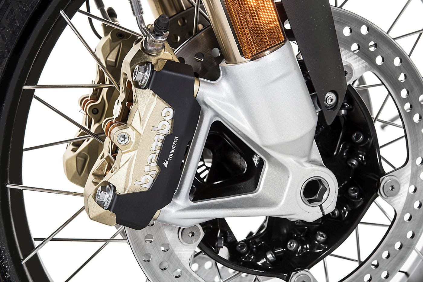 Bremssattelschutz vorn (Satz), schwarz, für BMW R1200GS (LC)/ R1200GS Adventure (LC)