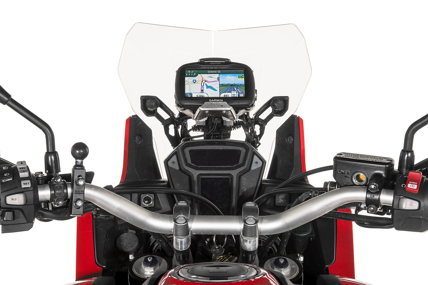 Windschild, M, transparent, für Honda CRF1000L Africa Twin/ CRF1000L Adventure Sports