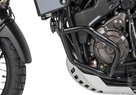 Motorsturzbügel Edelstahl schwarz für Yamaha Tenere 700