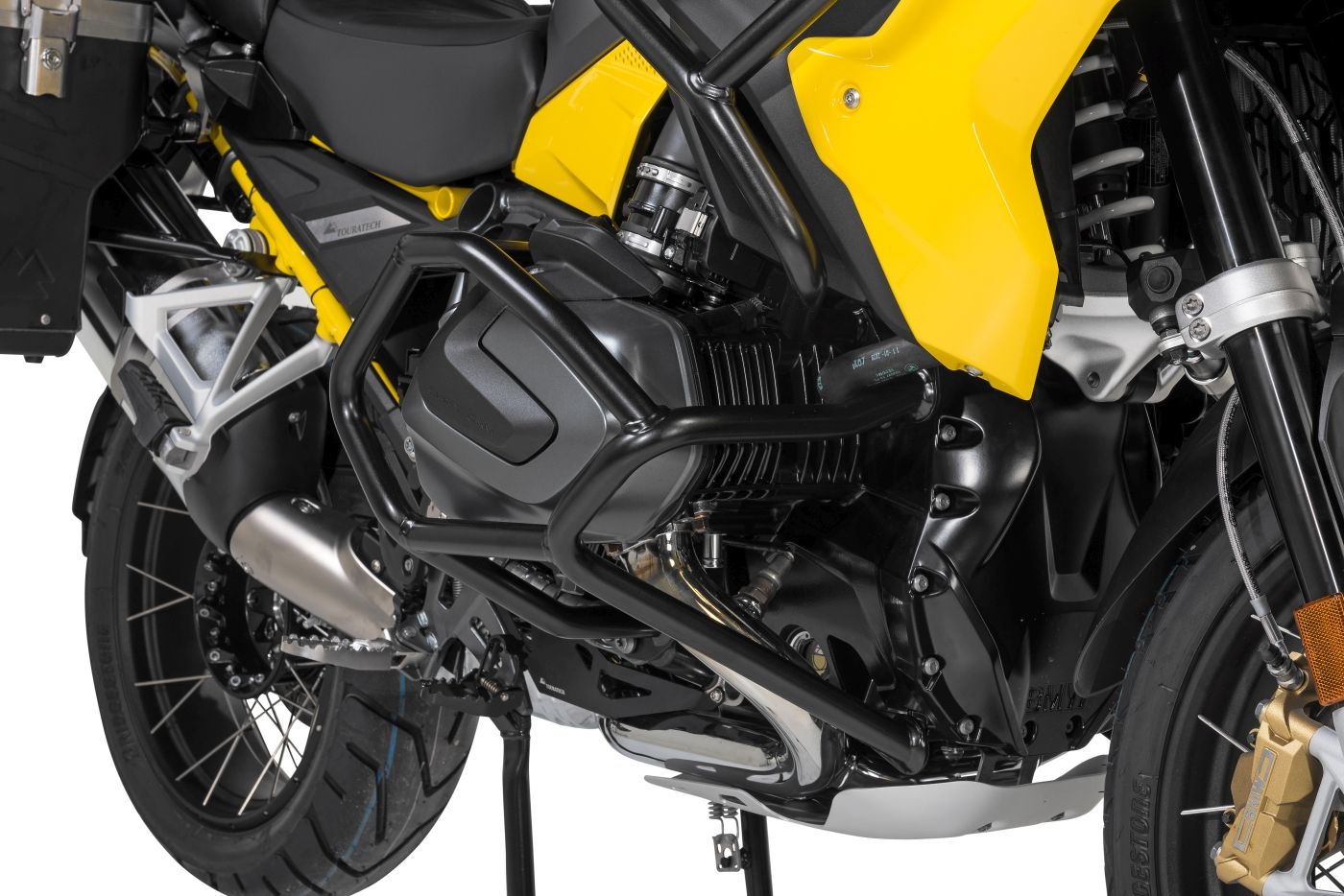 Sturzbügel Edelstahl, schwarz für BMW R1250GS