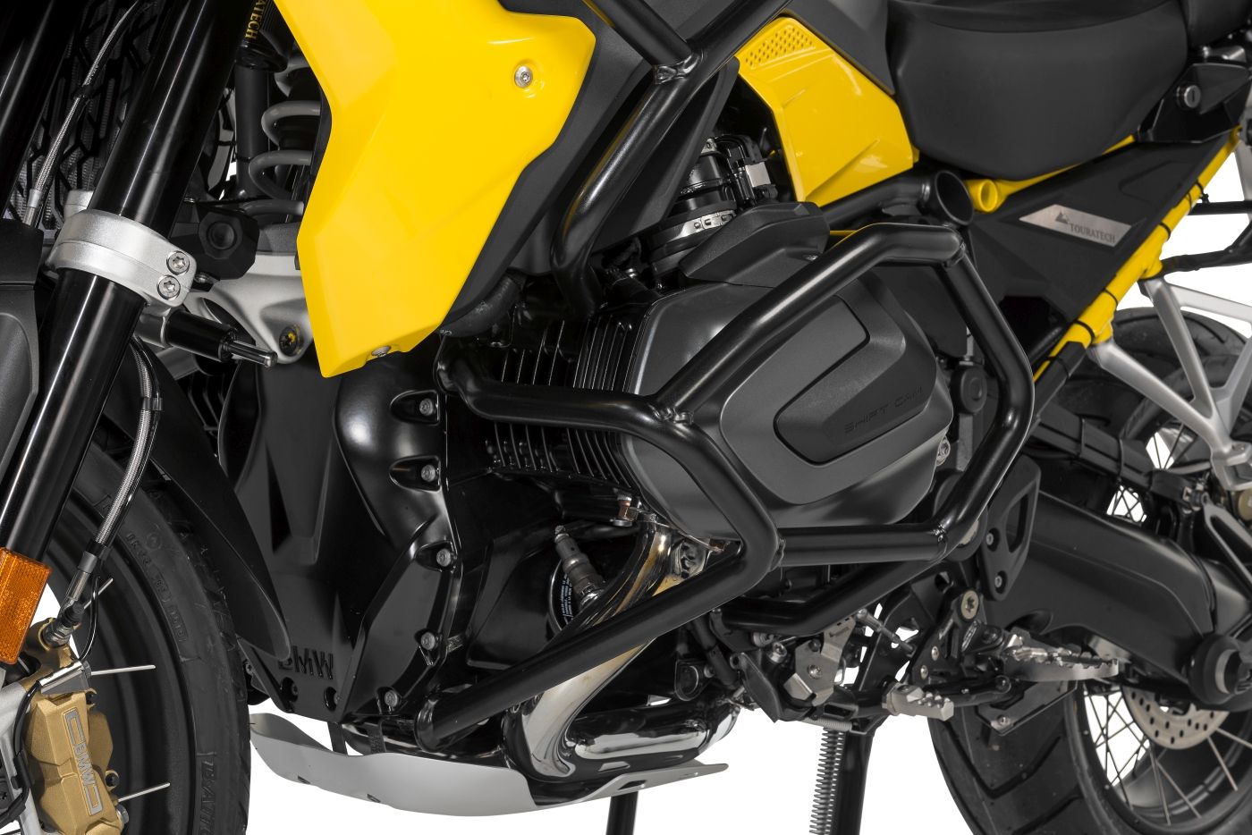 Sturzbügel Edelstahl, schwarz für BMW R1250GS