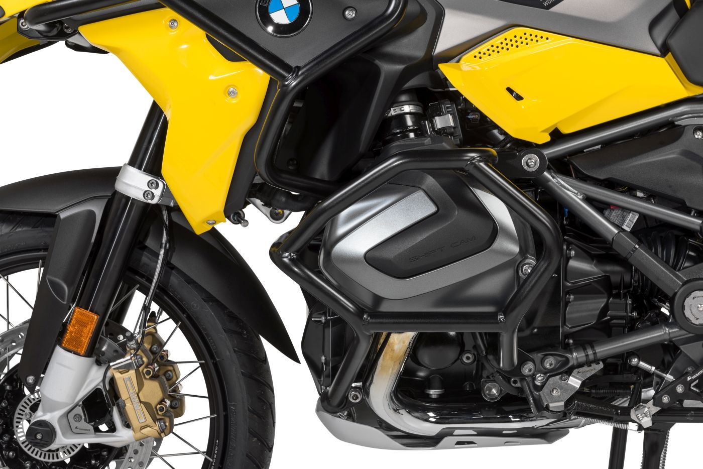 Sturzbügel Edelstahl, schwarz für BMW R1250GS