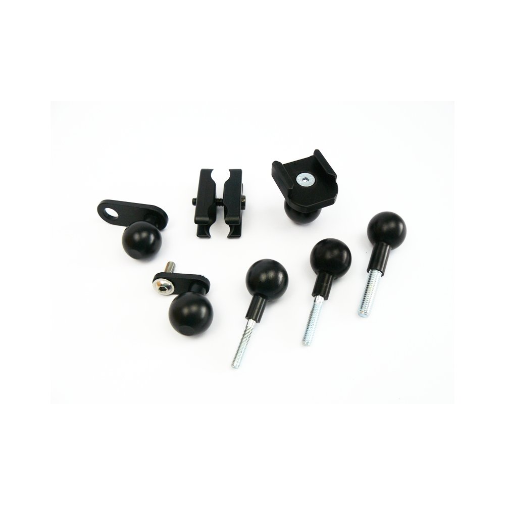 Starterset2 - Gopro Halter Kugelflex® mit 5 Adapterkugeln / Blinkerhalter