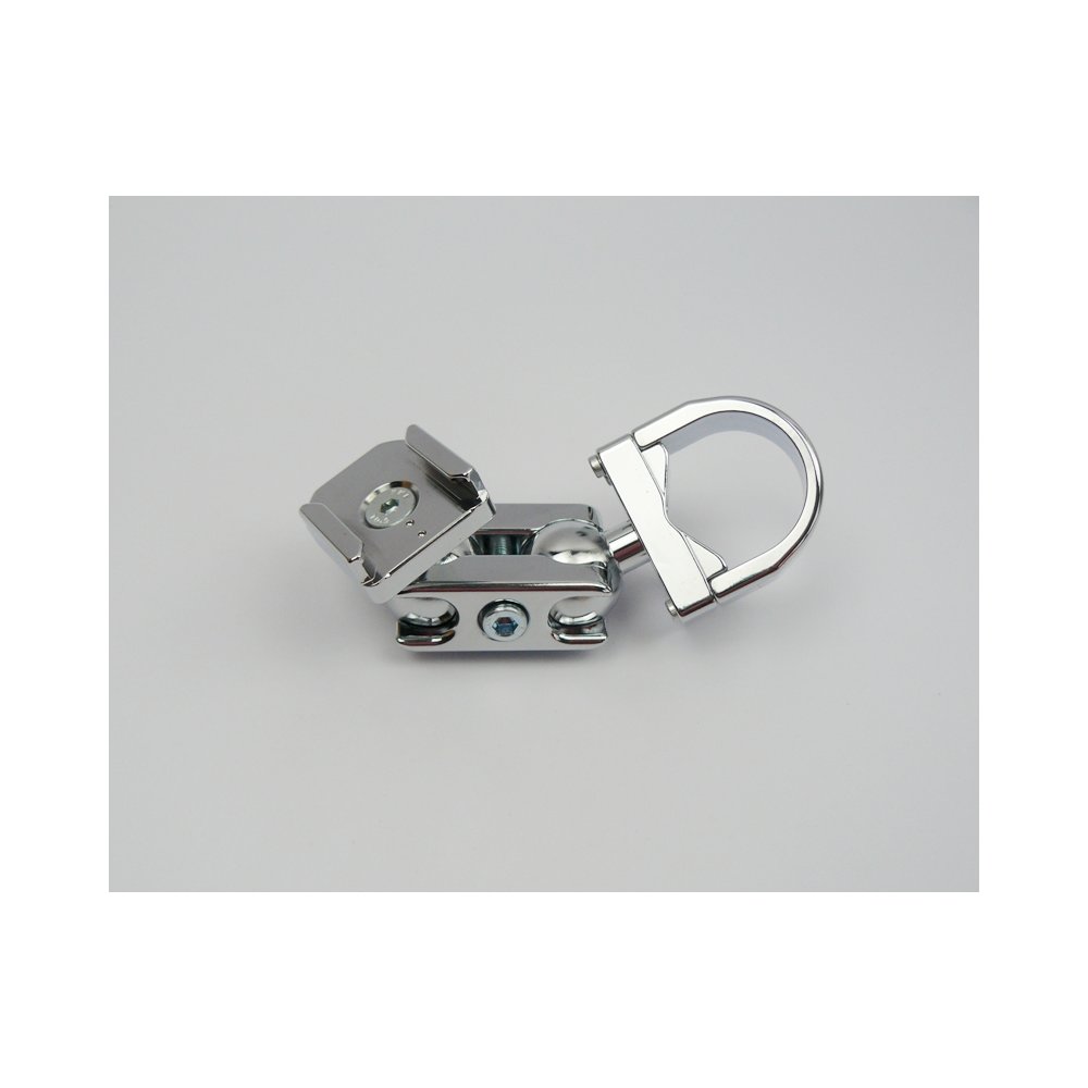 GoPro Alu Halter Kugelflex® chrom mit Lenkerschelle