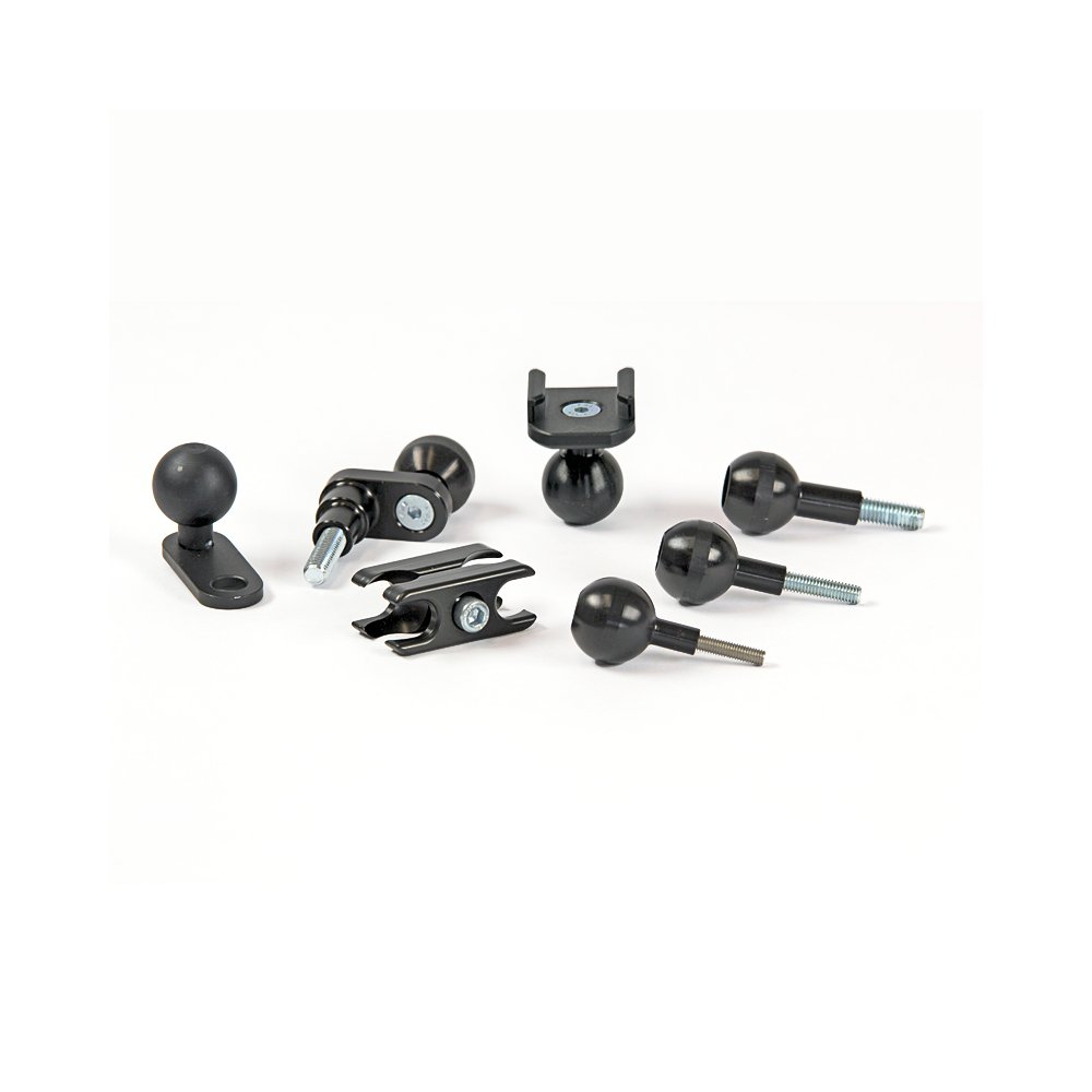 Starterset1 - GoPro Halter Kugelflex® mit 5 Adapterkugeln / Versatzhalter