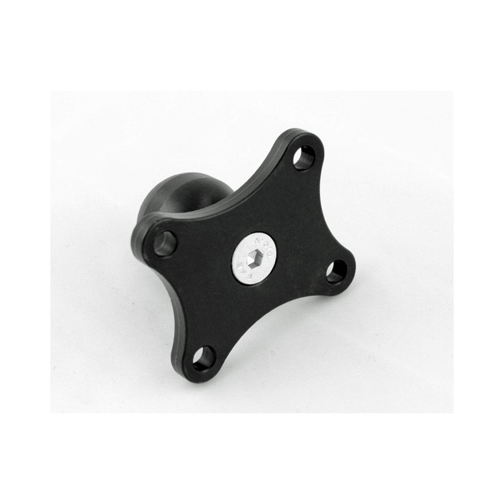 Navi-Platte Alu Kugelflex® mit Kugel für Navi Motorrad GARMIN Zumo u. TOMTOM Rider
