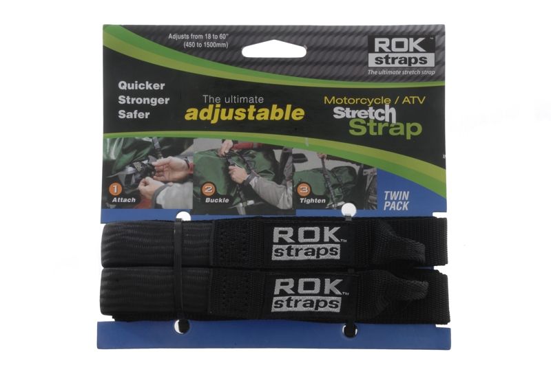 Rokstraps Strap It™ Motorbike Adjustable *schwarz*45-150 cm 2 St. mit Schlaufen