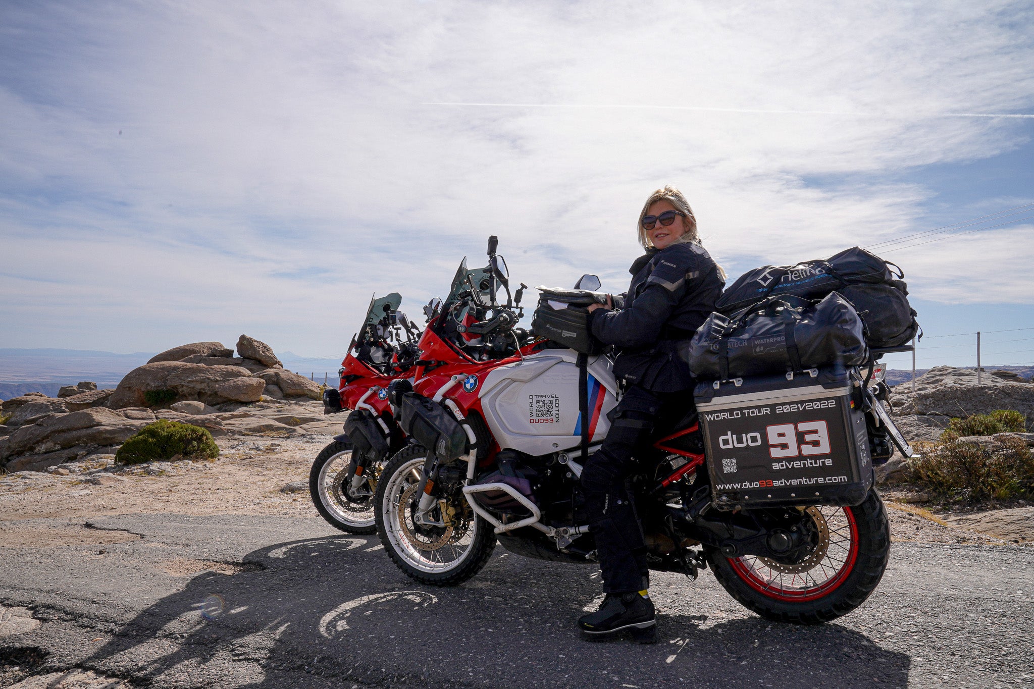 Wie geht das ? Als Frau auf einer Big Enduro.