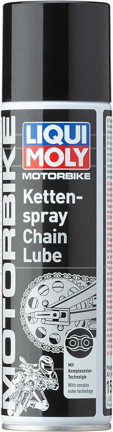 BUNDLE - PRODUKT | NICHT EINZELN BESTELLEN | LIQUI MOLY Motorbike Chain Lube | 250 ml | Motorrad Haftschmierstoff ohne Kupfer |