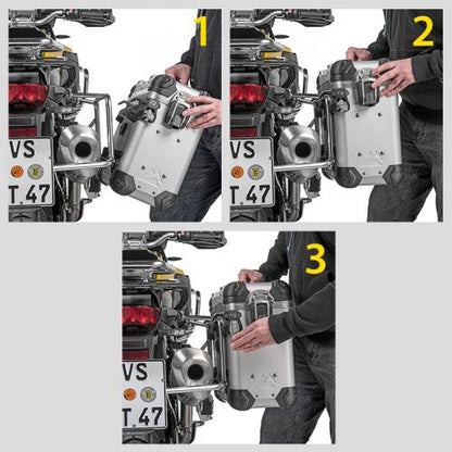 ZEGA Evo Koffersystem für BMW R1250GS/ R1250GS Adventure/ R1200GS (LC)/ R1200GS Adventure (LC)