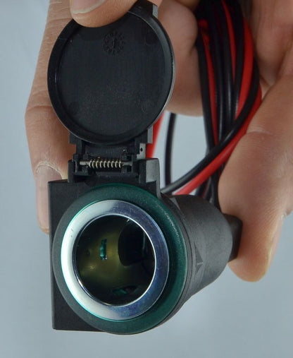 ZA-Steckdose mit Lenkerbefestigung 22-28 mm