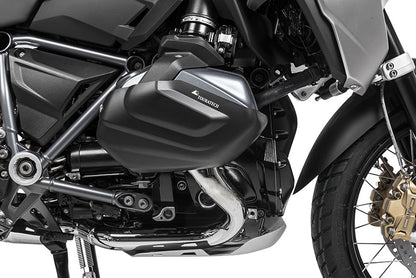 Zylinderschutz / Ventildeckelschutz Aluminium schwarz (Satz) für BMW R1250GS / R1250R / R1250RS / R1250RT
